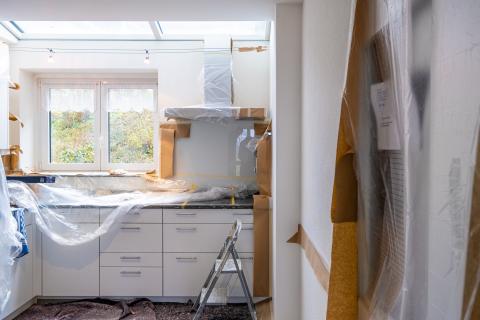 Kitchen under renovation