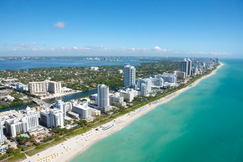Picture of Miami taken from above