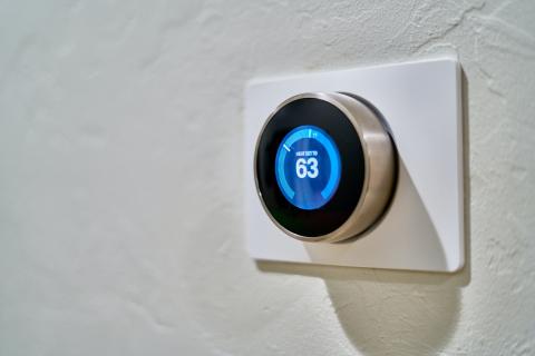 Thermostat in house