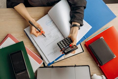 Person tracking finances